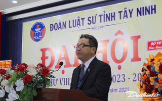 Luật sư Vương Sơn Hà tái đắc cử Chủ nhiệm Đoàn Luật sư tỉnh Tây Ninh