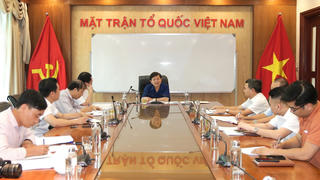 Giao ban các cơ quan báo chí, tuyên truyền của MTTQ Việt Nam 6 tháng đầu năm 2023