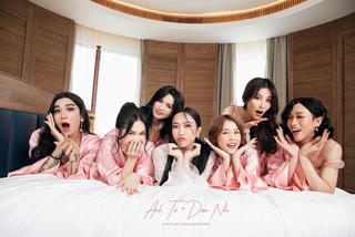 Dàn phù dâu đặc biệt trong lễ cưới Anh Tú - Diệu Nhi