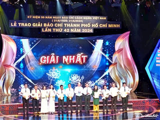 61 tác phẩm xuất sắc đoạt giải Báo chí TPHCM lần thứ 42 năm 2024