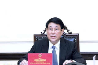 Chủ tịch nước Lương Cường điện đàm với Tổng thống Hàn Quốc Lee Jae Myung