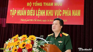 Bộ Tổng Tham mưu tổ chức tập huấn Điều lệnh khu vực phía Nam năm 2025