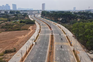 Hình hài tuyến đường Lê Quang Đạo kéo dài, sắp thông xe gần 2km