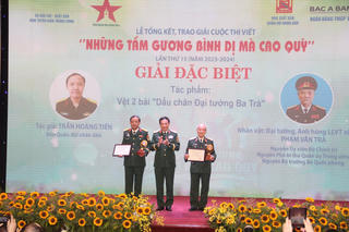 Lan tỏa vẻ đẹp người lính trong thời bình