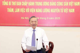 Tổng Bí thư: Phát triển ứng dụng năng lượng nguyên tử phải là chiến lược lâu dài