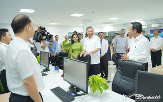 Tổng Bí thư Tô Lâm khảo sát mô hình chính quyền địa phương 2 cấp tại TP Hồ Chí Minh