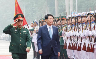 Chủ tịch nước Lương Cường dự Hội nghị Quân chính Toàn quân năm 2024