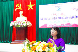Đà Nẵng: Mặt trận quận Cẩm Lệ gặp mặt chức sắc tôn giáo nhân dịp xuân Quý Mão