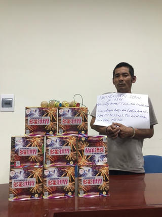 Công an huyện Gia Lâm liên tiếp phát hiện, xử lý các vụ vận chuyển pháo nổ