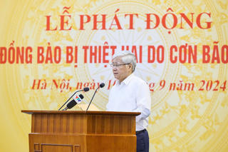 Lời kêu gọi của Đoàn Chủ tịch UBTƯ MTTQ Việt Nam về vận động ủng hộ đồng bào khắc phục thiệt hại do cơn bão số 3 gây ra