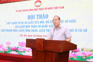 Hoàn thiện cơ sở pháp lý cho việc sắp xếp, tổ chức cơ quan Mặt trận Tổ quốc Việt Nam và các tổ chức chính trị - xã hội