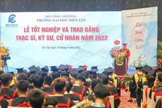 1.600 thạc sĩ, kỹ sư, cử nhân vinh dự nhận Bằng tốt nghiệp Đại học Điện lực