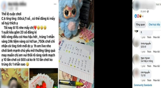 Cảnh báo hình thức cờ bạc trá hình thông qua quay số nhận 'túi mù'