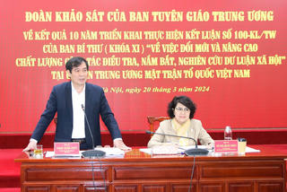 Mặt trận 63 tỉnh, thành xây dựng, vận hành trang Fanpage nắm bắt dư luận xã hội