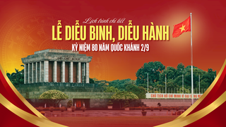 Lịch trình Lễ diễu binh, diễu hành diễn ra sáng 2/9 tại Hà Nội