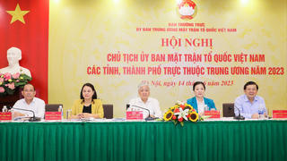Khai mạc Hội nghị Chủ tịch Ủy ban MTTQ Việt Nam các tỉnh, thành phố 