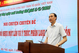 Sinh hoạt chuyên đề: Nâng cao ý thức phân loại rác từ nguồn