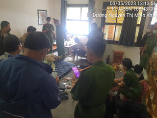 Lâm Đồng: Bắt quả tang 7 đối tượng đang sử dụng ma túy và 'bay lắc'