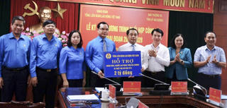Công đoàn Việt Nam và Tỉnh ủy Hải Dương ký kết chương trình phối hợp công tác