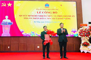 Bổ nhiệm Phó Chánh án Tòa án nhân dân cấp cao tại Đà Nẵng