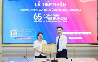 Hội Chữ thập đỏ cam kết chuyển tiền ủng hộ tới Cuba sớm nhất, minh bạch nhất