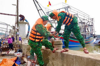 Quảng Bình: Tìm thấy thi thể ngư dân rơi xuống biển khi vào khu tránh trú bão