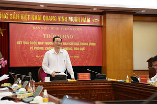 Phân hoá xử lý kỷ luật đối với cán bộ trong vụ Việt Á