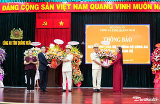 Đại tá Hồ Song Ân làm Giám đốc Công an tỉnh Quảng Ngãi