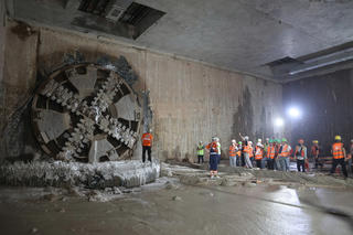 Robot đào hầm dự án Nhổn - Ga Hà Nội đã tới ga Văn Miếu