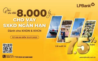 LPBANK tiếp tục triển khai gói 8.000 tỷ cho vay sản xuất kinh doanh ngắn hạn