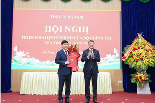 Công bố ông Trương Quốc Huy giữ chức Bí thư Tỉnh ủy Hà Nam