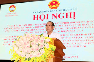 Hà Giang: Tổng kết 10 năm thực hiện phong trào toàn dân bảo vệ an ninh Tổ quốc