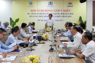 Hiệp hội Khoa học hành chính Việt Nam góp ý dự thảo Nghị quyết sửa đổi, bổ sung một số điều của Hiến pháp 2013
