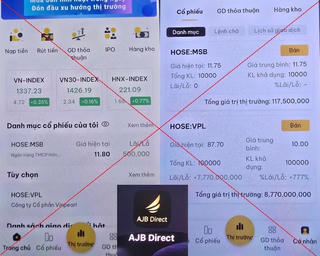 Cảnh báo thủ đoạn lừa đảo qua app chứng khoán giả mạo