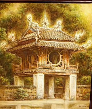 Văn Miếu – Quốc Tử Giám qua góc nhìn hội họa