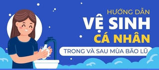 [Infographic] Sau bão lũ: Đảm bảo an toàn vệ sinh phòng dịch bệnh như thế nào?