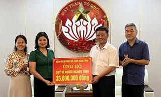 Bắc Giang: Gần 350 triệu đồng ủng hộ Quỹ 'Vì người nghèo'