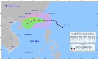 Bão Koinu vào Biển Đông thành cơn bão số 4