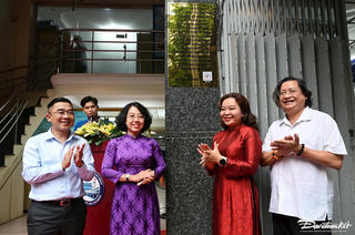 Ra mắt bảng hiệu di tích lịch sử cấp quốc gia 'Trụ sở Báo Dân Chúng'