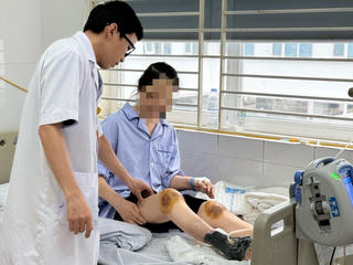 Hoại tử da do dùng thuốc truyền miệng