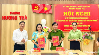 Đà Nẵng: Ký kết chương trình phối hợp trong phong trào toàn dân bảo vệ an ninh Tổ quốc