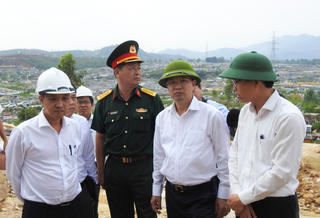 Nhanh chóng khắc phục sạt lở ở nghĩa trang Hòa Sơn