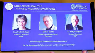 3 nhà khoa học giành Giải Nobel Hóa học