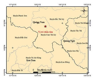 Quảng Nam: Lại xảy ra động đất ở huyện miền núi Nam Trà My