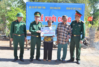 Khởi công 'Nhà Đoàn kết quân dân' tại xã biên giới Đắk Lắk