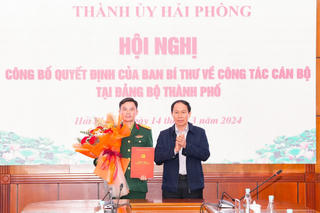 Đại tá Trần Xuân Thắng tham gia Ban Thường vụ Thành ủy Hải Phòng
