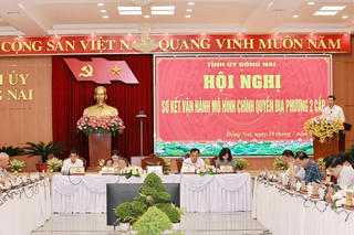 100% nhân sự chủ chốt của tổ chức bộ máy các cấp trên địa bàn tỉnh Đồng Nai đã được củng cố, kiện toàn đầy đủ theo quy định