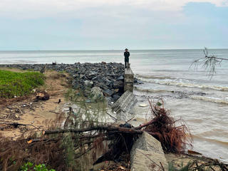Đầu tư lớn ngăn biển 'nuốt' làng