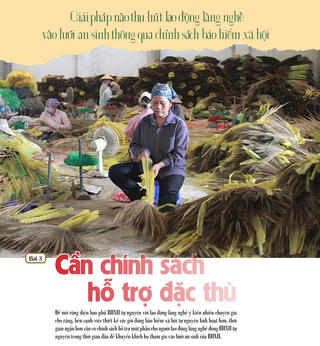 Bài 3: Cần chính sách hỗ trợ đặc thù