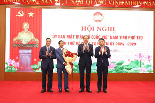 Ủy ban Mặt trận Tổ quốc Việt Nam tỉnh Phú Thọ có tân Chủ tịch